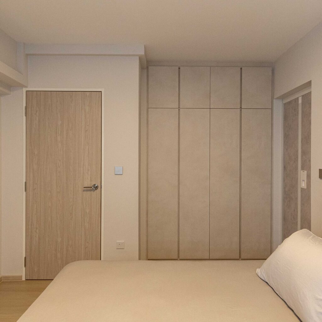 Custom Minimalist Wardrobe and Bedroom Design by Design 2B