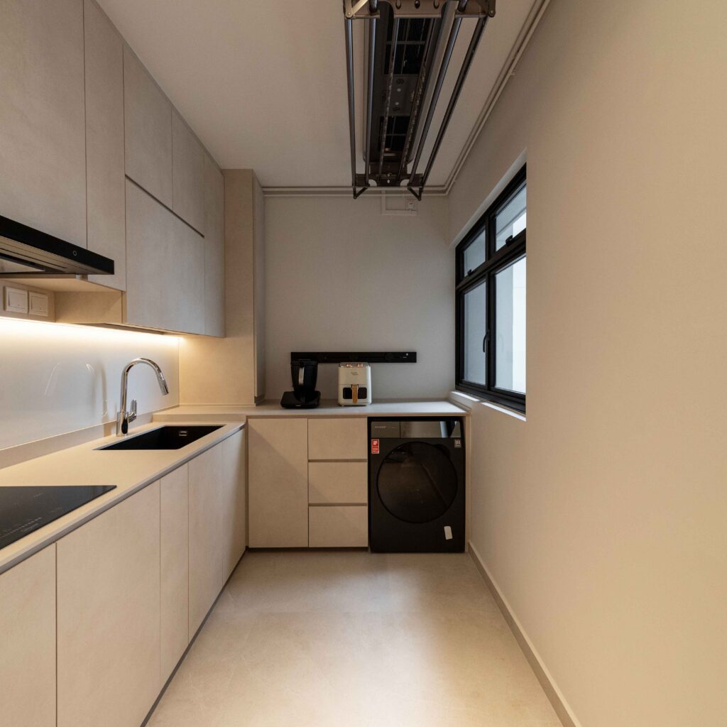 Integrated Kitchen Fridge and Cabinetry Design by Design 2B 316A Ang Mo Kio