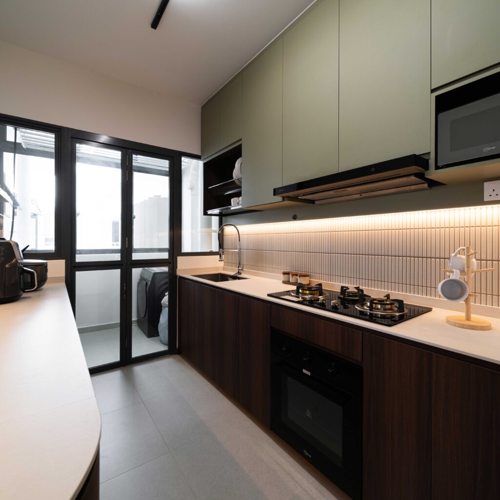 Modern HDB Kitchen Renovation at 380A Canberra Drive Singapore | Design 2B